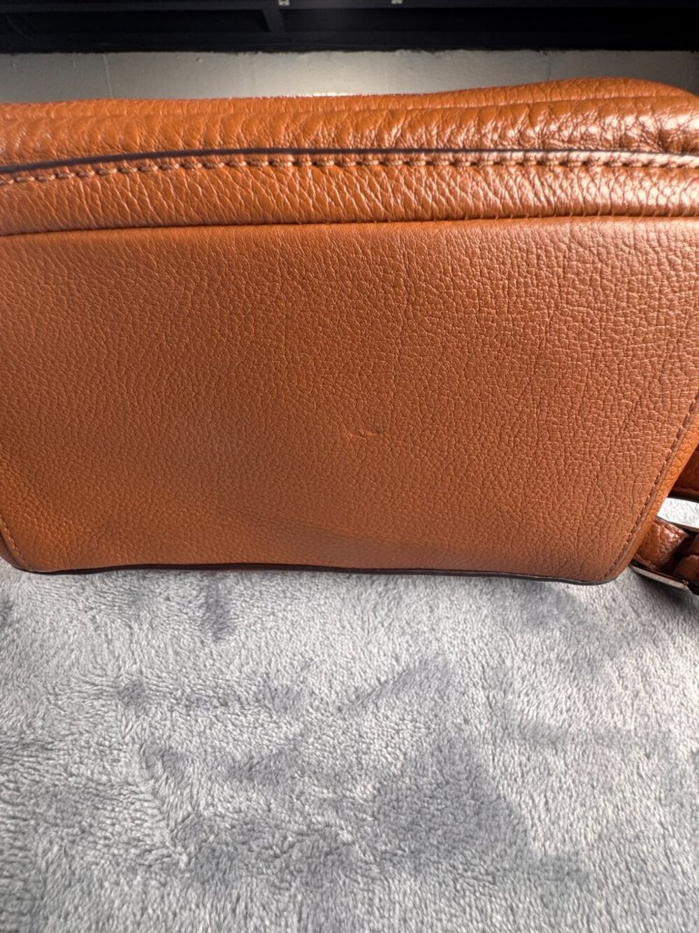 Kate Spade Jackson Medium Backpack Gingerbread Pebbled Leather - Picture 8 of 10